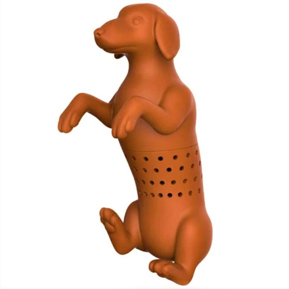 Whimsical Silicone Dachshund Tea Strainer Infuser New in unopened Box - Picture 2 of 7